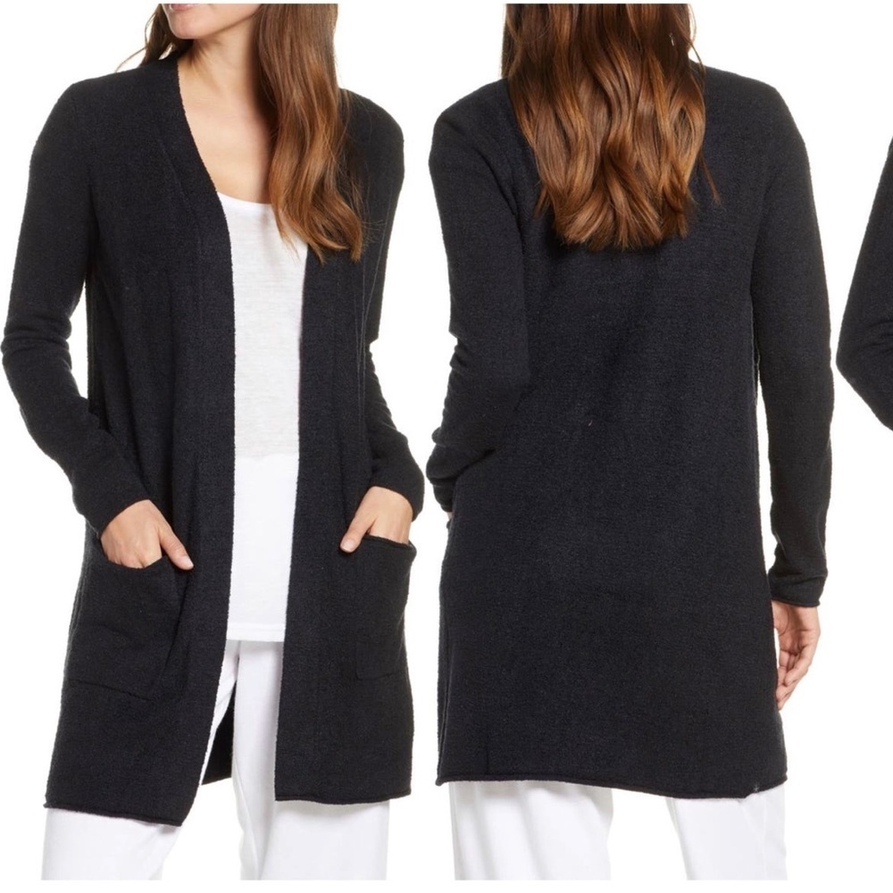 Barefoot Dreams CozyChic Lite Long Cardigan Front Pockets XL